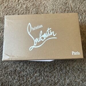 Christian Louboutin Tan Shoe Box